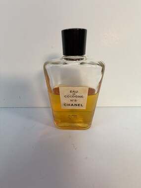 Vintage Chanel No. 5 Eau de Cologne 3.2 fl. oz. Bottle